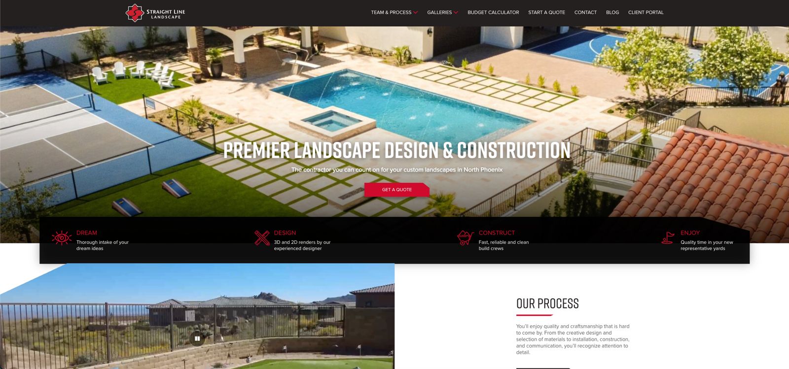 Vista del proyecto Straightline Landscape
